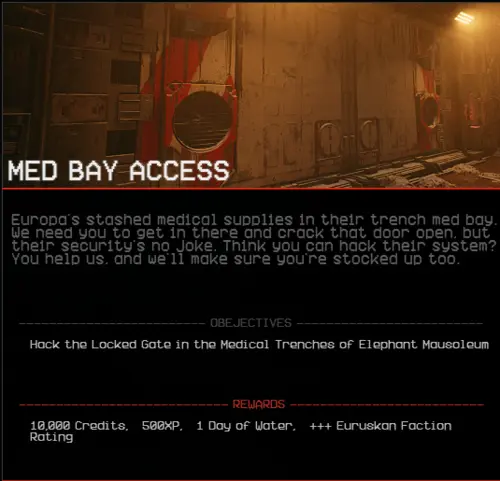 The Forever Winter: Med Bay Access Quest Guide