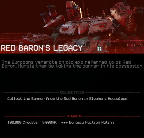 The Forever Winter: Red Baron's Legacy Quest Guide