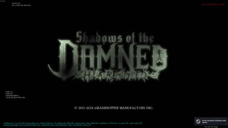 Shadows of the Damned HR: Debug Build Guide