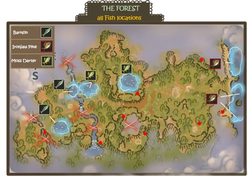 Luma Island: Fishing Locations