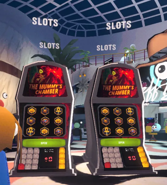 The slot machines