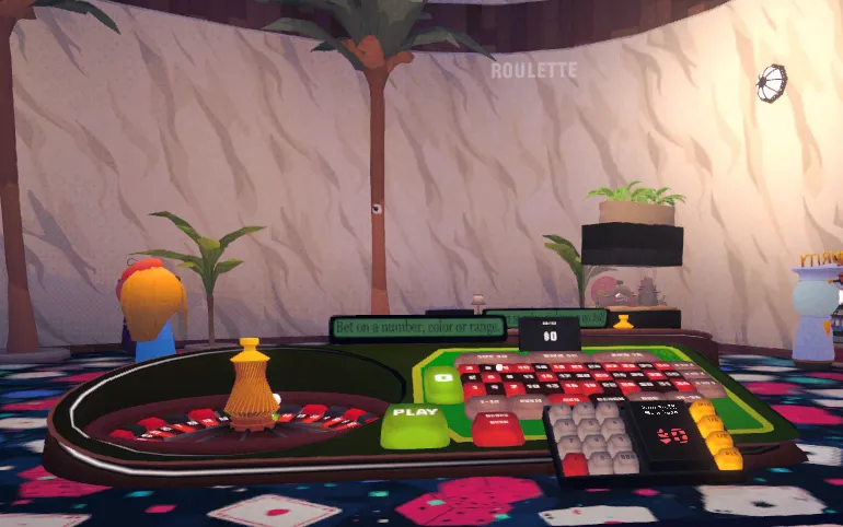 The roulette machines