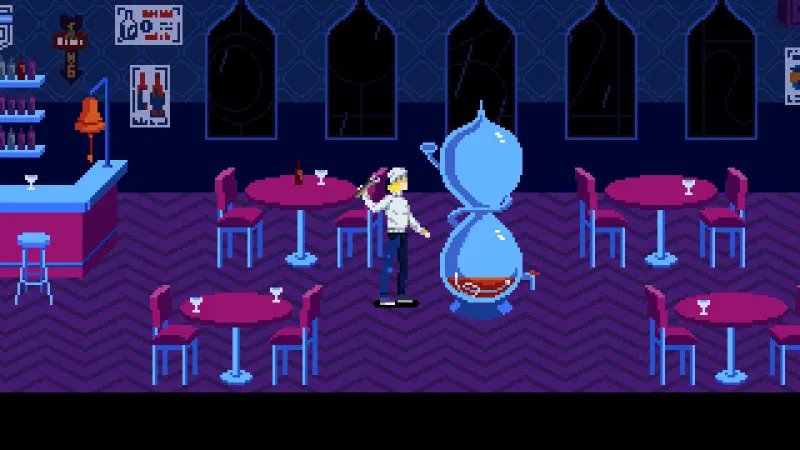 Glass pitcher sound puzzle