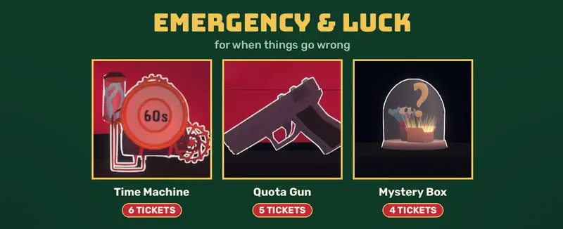 Emergency and Luck in Gamble With Your Friends