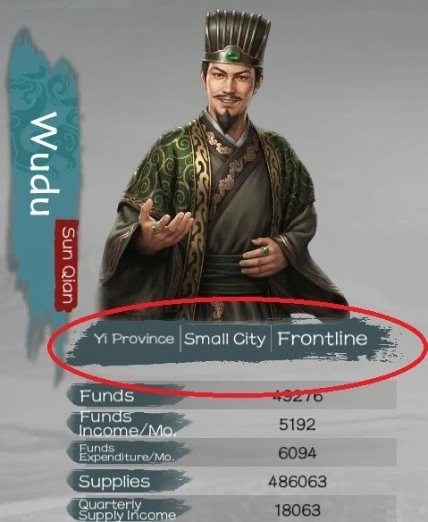 Yu Province in Heroes' Vow: Three Kingdoms