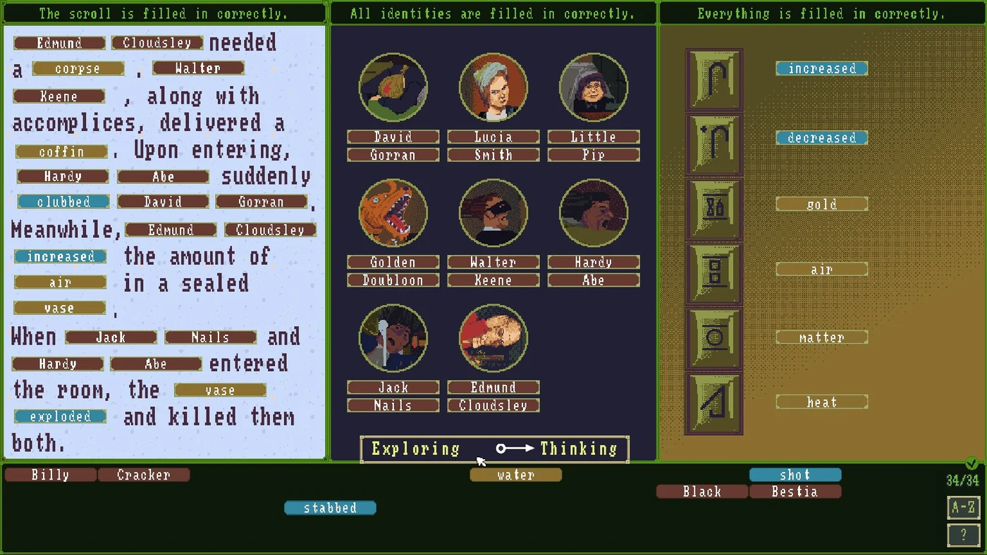 Case of the Golden Idol case 6 The Explosive Events in the Forest Cabin solution