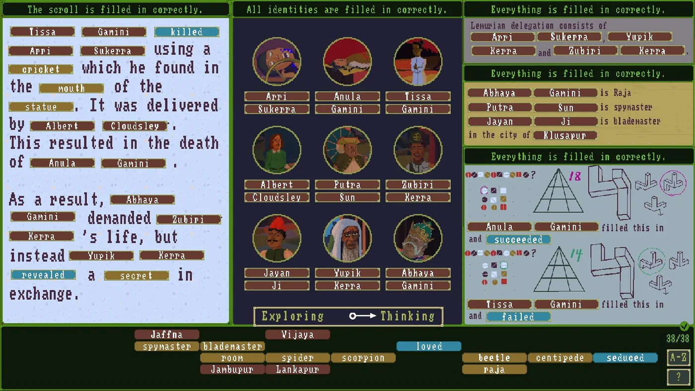 Case of the Golden Idol The Spider of Lanka case 2 solution