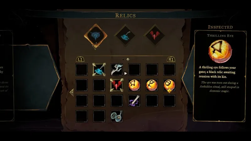 The Thrilling Eye relic