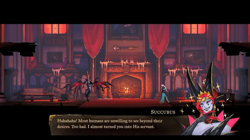 Rose fighting the Succubus