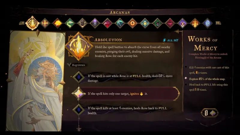 The Absolution Arcana card
