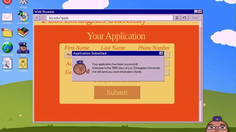Application submitted on lzu.edu/apply