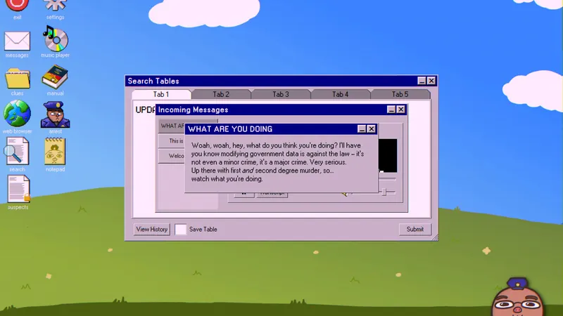 Supervisor's warning after a forbidden UPDATE query