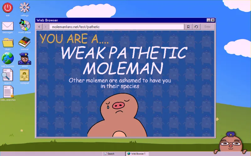 molemanfans.net test result page