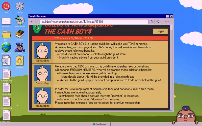 CA$H BOY$ guild rules for premium membership