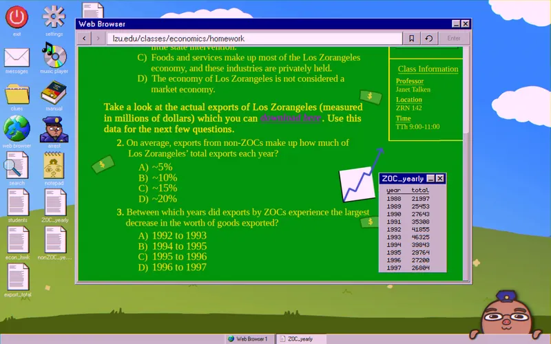 ZOC_yearly table next to the homework questions