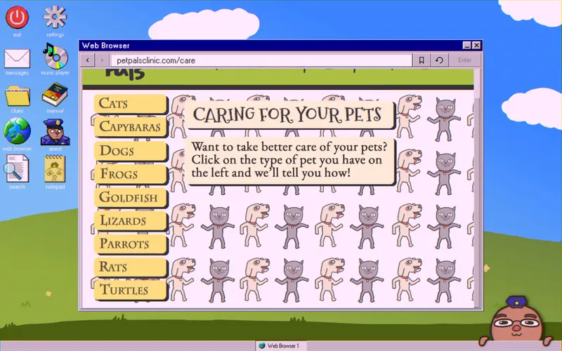 Caring for Your Pets page on petpalsclinic.com
