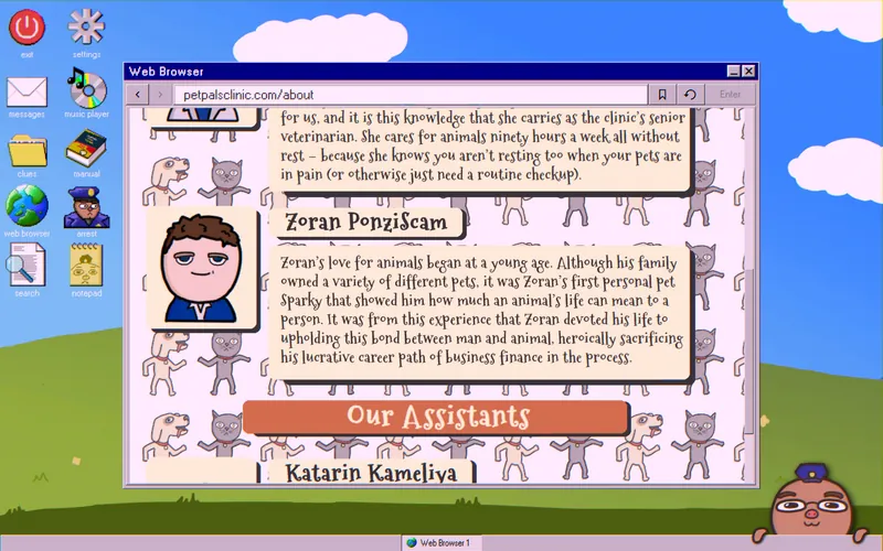 Zoran's profile on the petpalsclinic.com About Us page