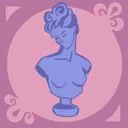 Achievement icon showing a marble bust