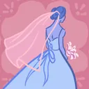 Achievement icon showing a bride in a veil
