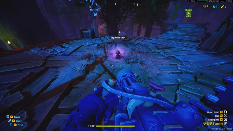 Mysterious Crow item lying on the ground