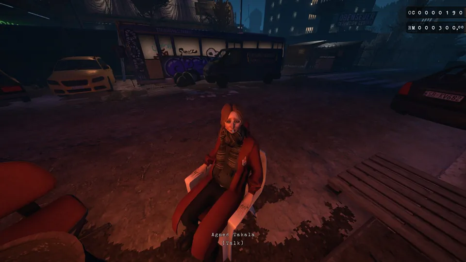 Agnes Takala in the game world