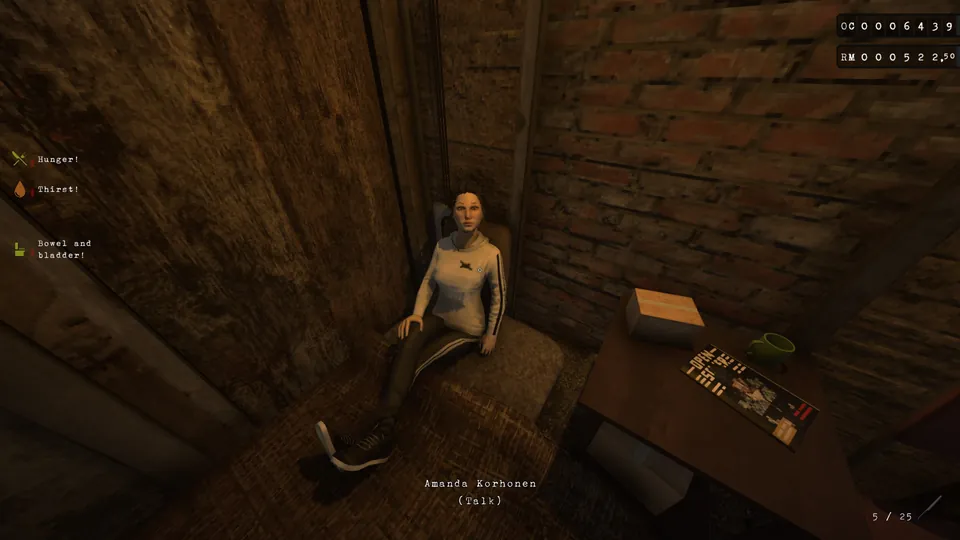 Amanda Korhonen in the game world