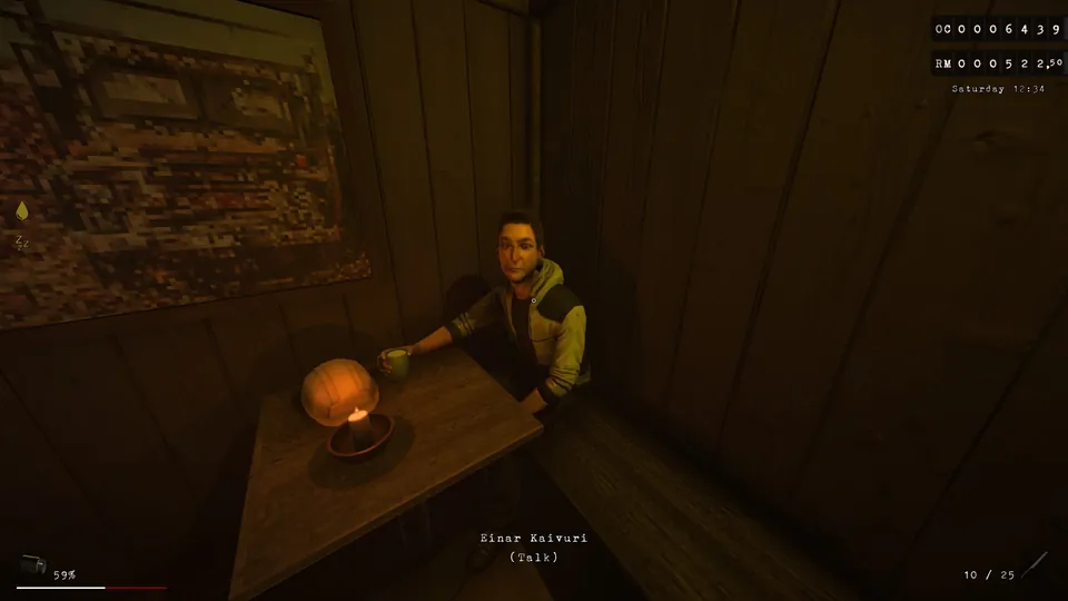 Einar Kaivuri in the game world