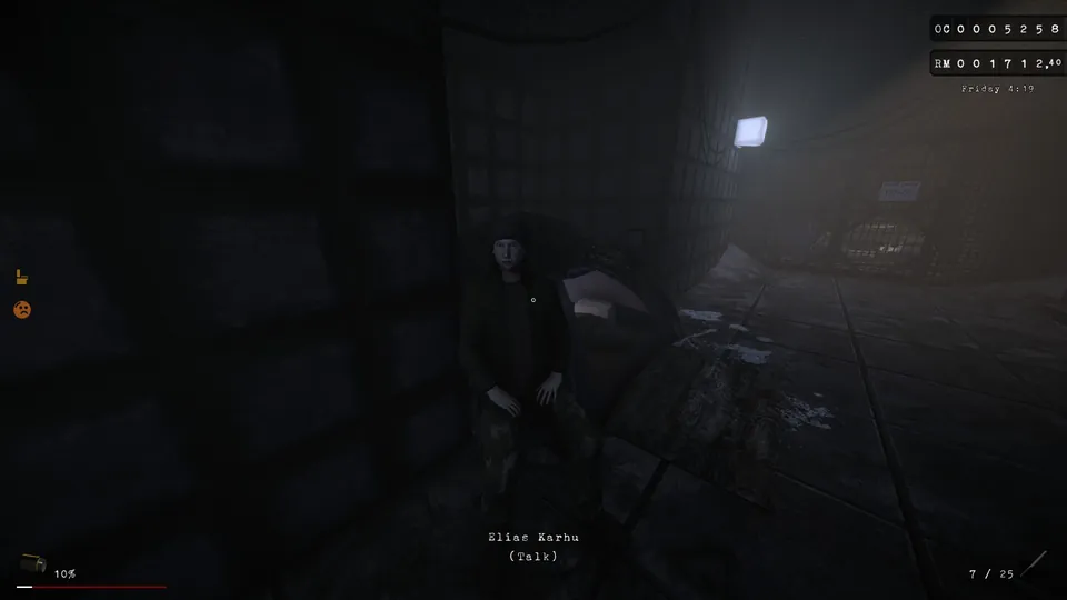 Elias Karhu in the game world