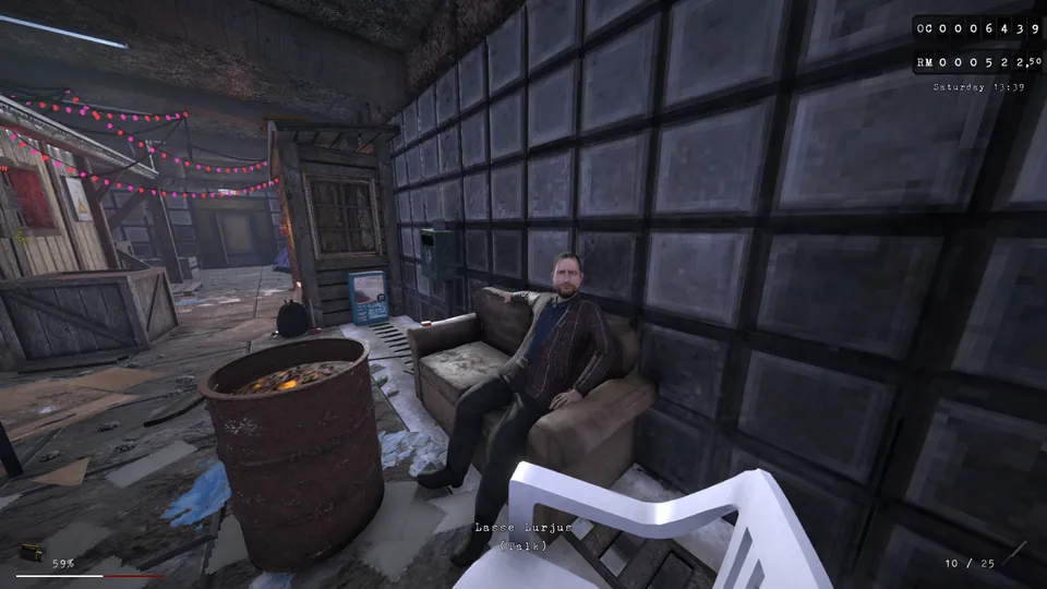Lasse Lurjus in the game world