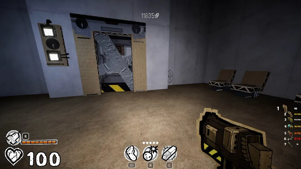 Third erasable S near the moon graffiti note