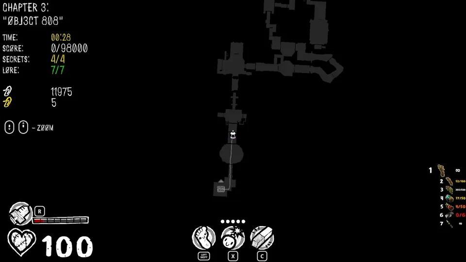 Chapter 3 map showing the secret's location