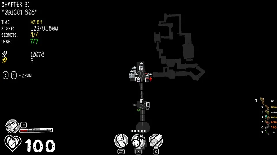 Chapter 3 map showing the secret's location