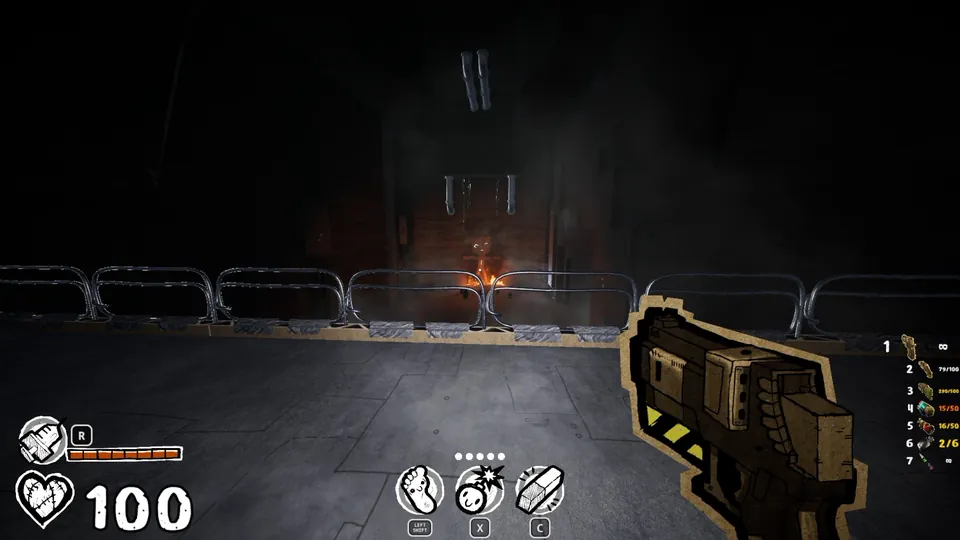 Platform facing the burning effigy statue