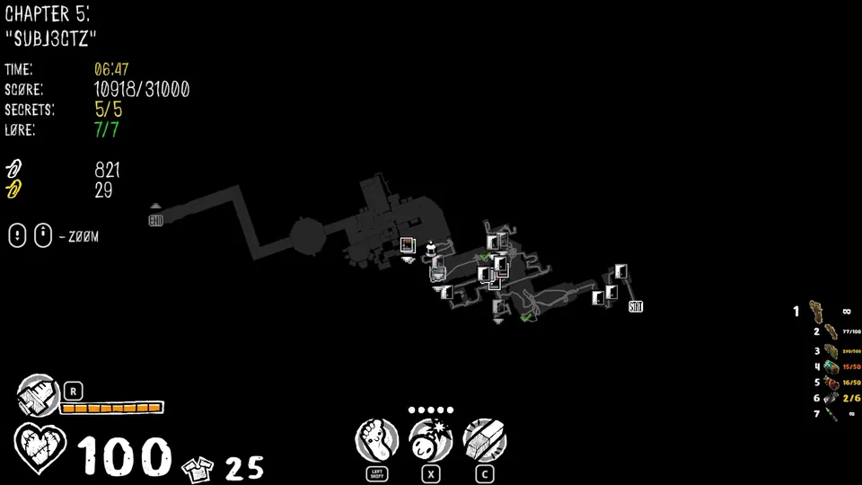 Chapter 5 map showing the secret's location