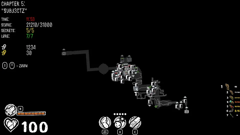 Chapter 5 map showing the secret's location