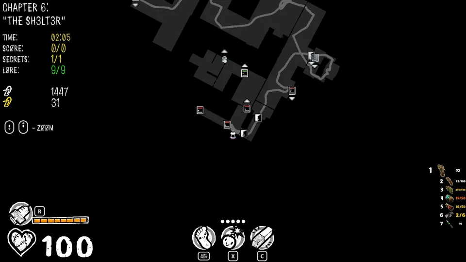 Chapter 6 map showing the secret's location