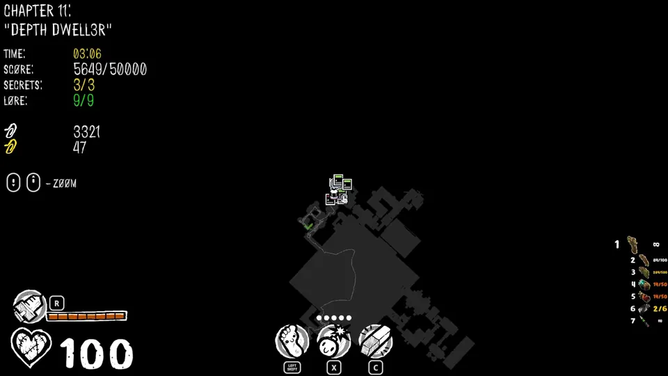 Chapter 11 map showing the secret's location