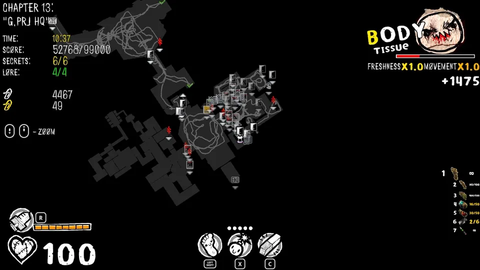 Chapter 13 map showing the secret's location