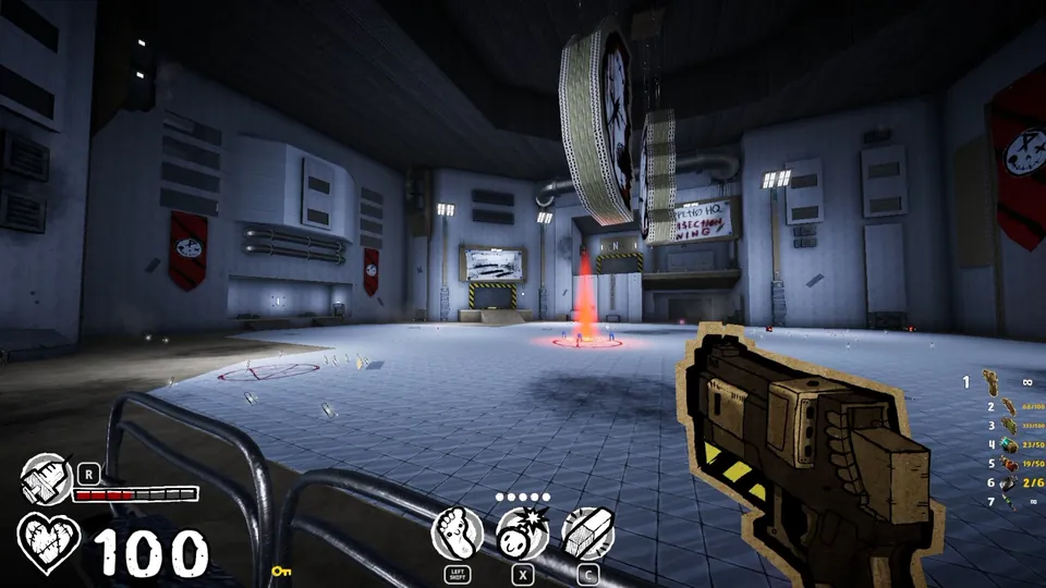 Huge open area inside the HQ