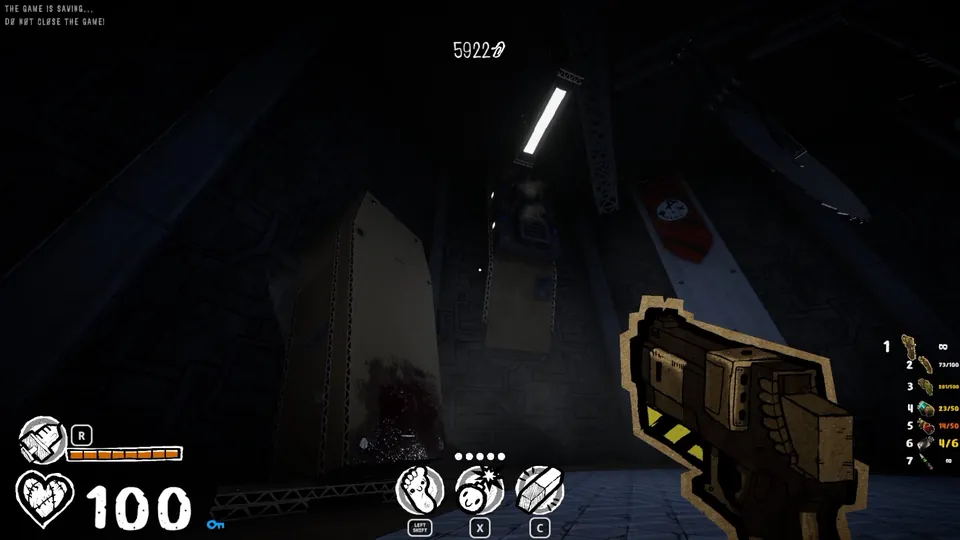 Giant coffin leaning on a wall