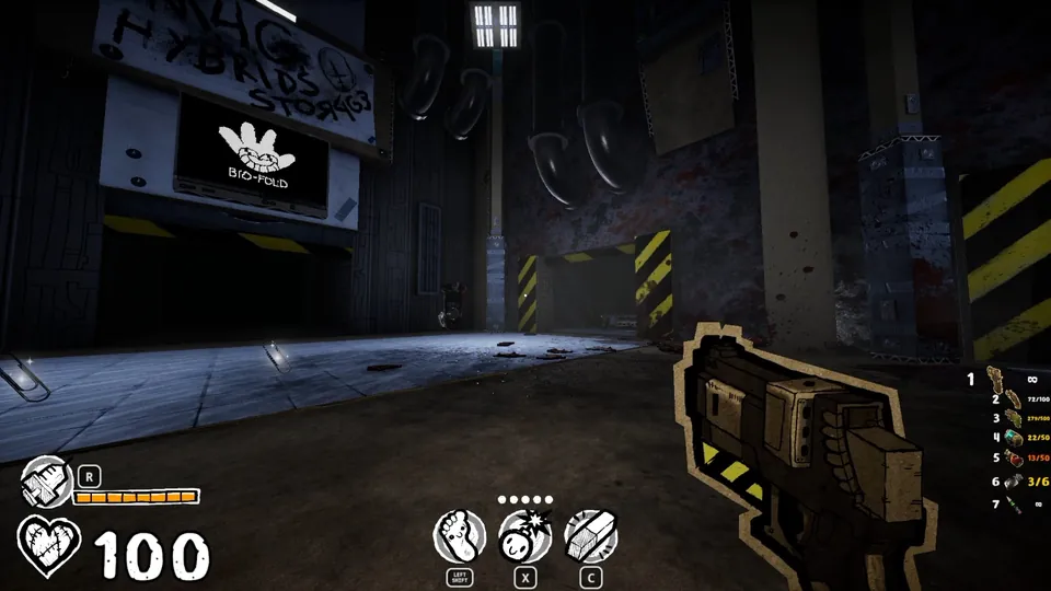 M4G hybrids storage sign in the boss arena