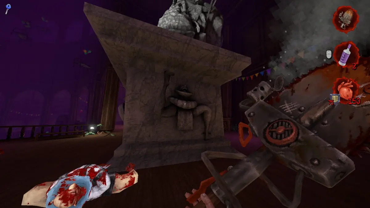 Postal Brain Damaged All Are Mad Here, Dude Secret #1: Statue location