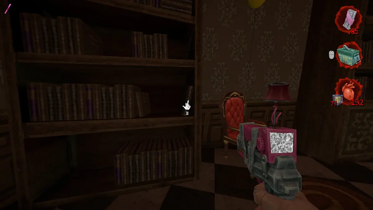 Postal Brain Damaged All Are Mad Here, Dude Secret #2: Bookshelf location 2