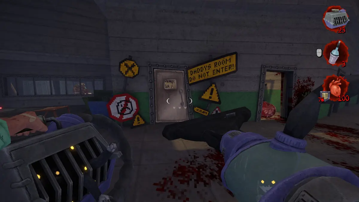 Postal Brain Damaged Area 69 Poster #2: Area 69 location 1