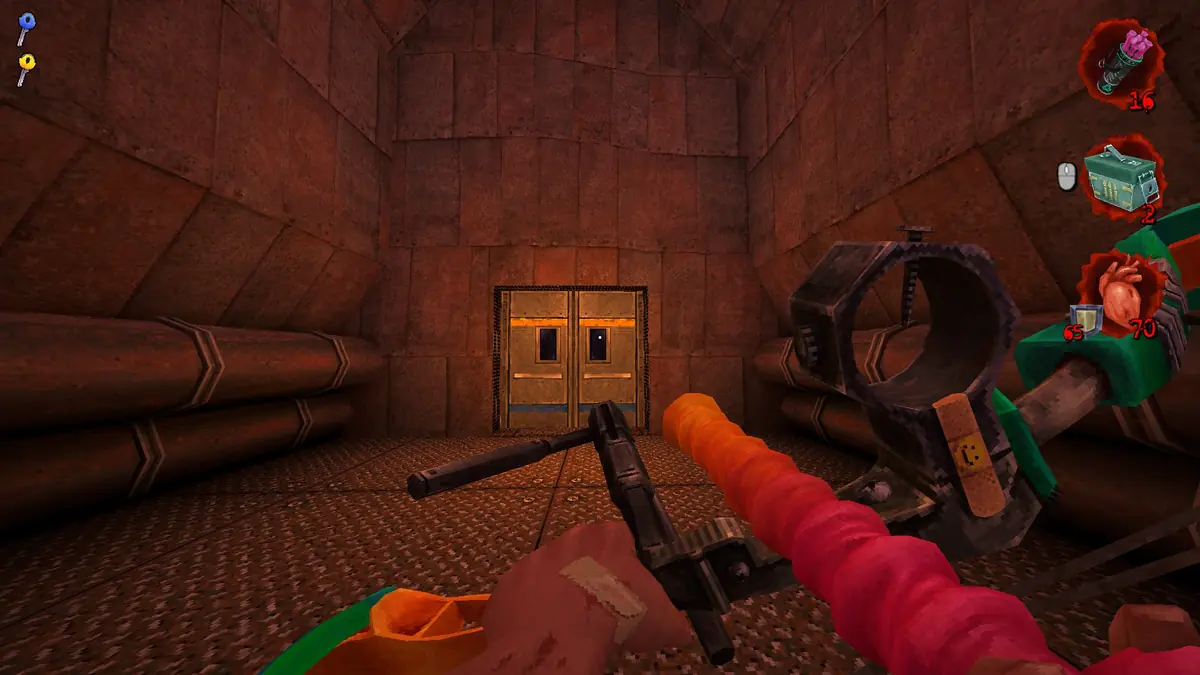 Postal Brain Damaged Bigger On The Inside Poster #6: Gun Goes Brr location 1