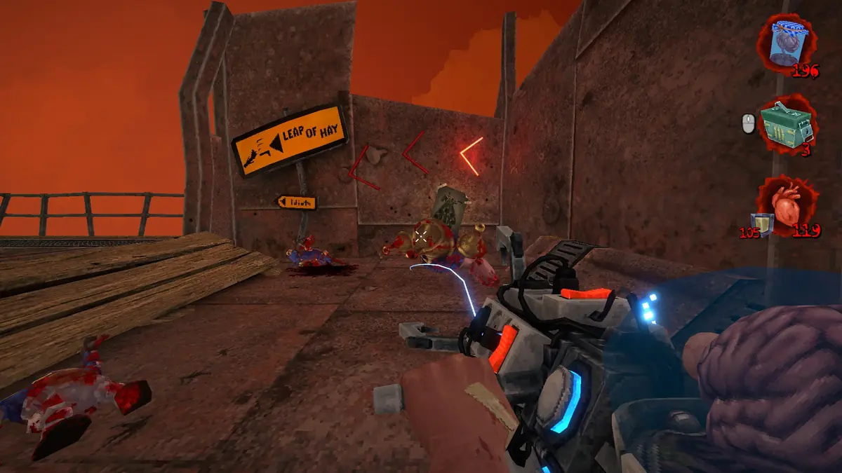 Postal Brain Damaged Bigger On The Inside Poster #6: Gun Goes Brr location 3