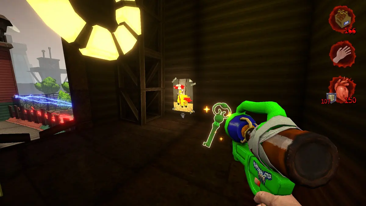 Postal Brain Damaged E*ection Day Poster #1: Hot Doggy Tank location 2
