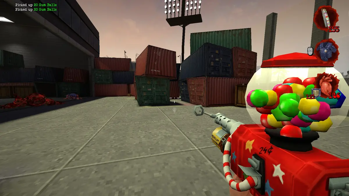 Postal Brain Damaged E*ection Day Secret #2: Gatling Bullets and Brains location 1
