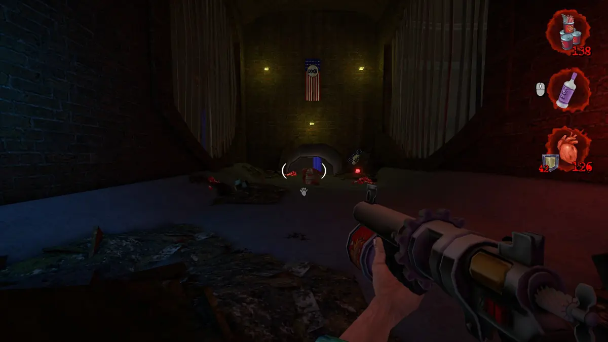 Postal Brain Damaged E*ection Day Secret #7: Quick Pillz location 1