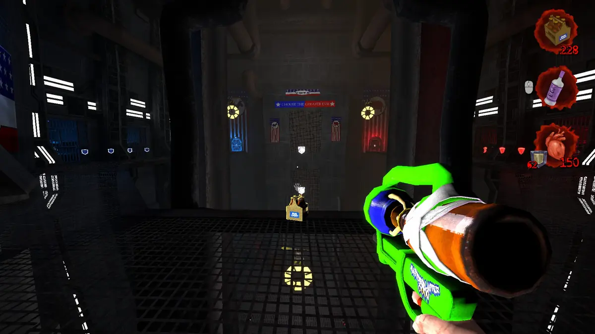 Postal Brain Damaged Ship Happens Choose the Greater Evil room location